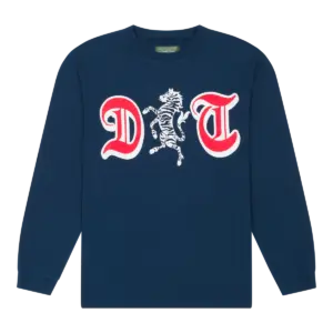DT Zebra Crest Long Sleeve Sweatshirt