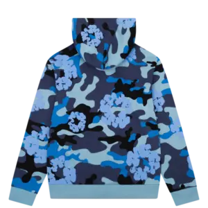 Denim Tears Camo Cotton Wreath Zipper Hoodie