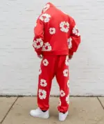 Denim Tears Cotton Wreath Sweatsuit Red