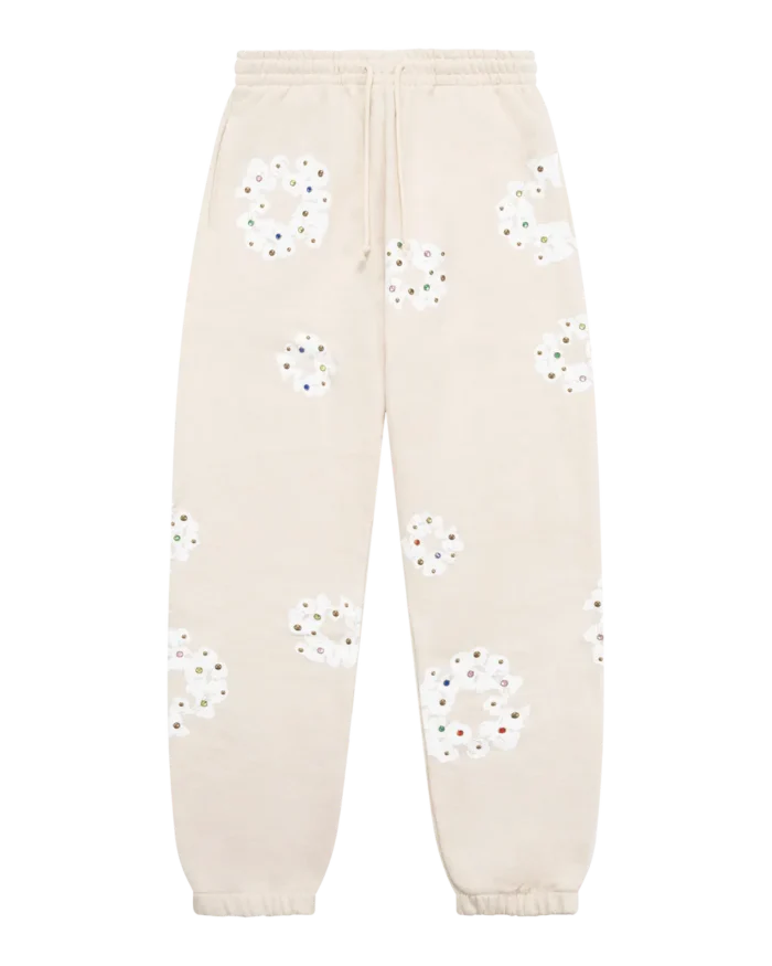Denim Tears Oatmeal Wreath Sweatpants Denim Tears Oatmeal Wreath Sweatpants