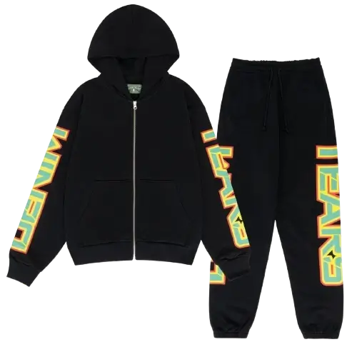 Denim Tears Spring Gardens Zip Tracksuit Black Denim Tears Spring Gardens Zip Tracksuit Black