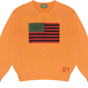 1619 Pan African Flag Sweater Orange