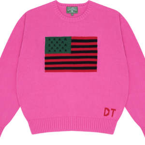1619 Pan African Flag Sweater Pink