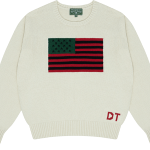 1619 Pan African Flag Sweater Natural
