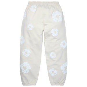 Cotton Wreath Sweatpants Oatmeal