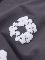 Cotton Wreath Sweat shorts Charcoal