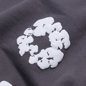 Cotton Wreath Sweat shorts Charcoal